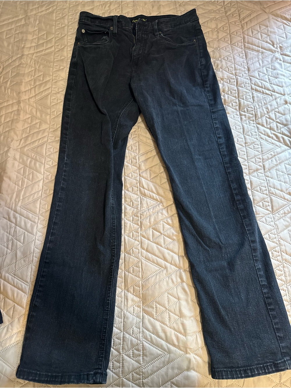 Urban Star Men’s 32x32 Black Stretch Straight Leg Jeans